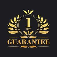 1 Day Guarantee Logo vector,  1 Day Guarantee sign symbol vector