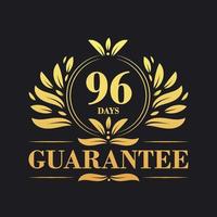 96 Days Guarantee Logo vector,  96 Days Guarantee sign symbol vector