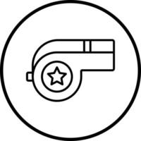 Whistle Vector Icon Style