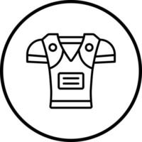 Chest Armor Vector Icon Style