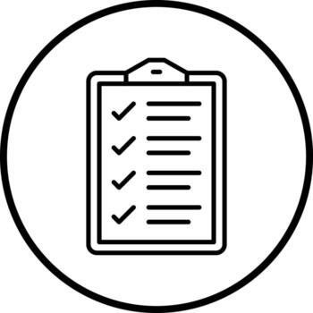 Item List Vector Icon Style