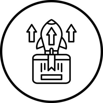 Project Start Vector Icon Style