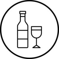 Wine Vector Icon Style