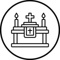 Altar Vector Icon Style