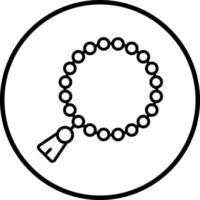 Rosary Vector Icon Style