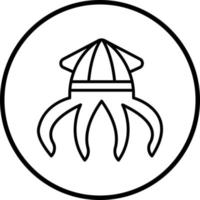 Squid Vector Icon Style