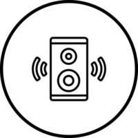 Smart Speaker Vector Icon Style