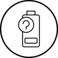 Battery Unknown Vector Icon Style