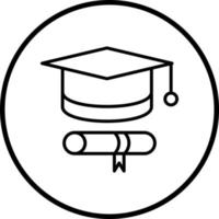 graduado vector icono estilo