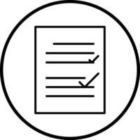 School Test Vector Icon Style