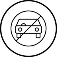 No Commute Vector Icon Style