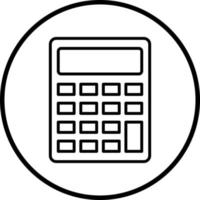 calculadora vector icono estilo