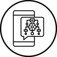 Algorithm Vector Icon Style