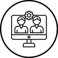 Crowdsourcing Vector Icon Style