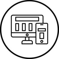 Responsive Design Vector Icon Style