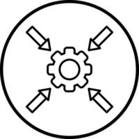 Convergence Vector Icon Style