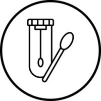 Swab Test Vector Icon Style