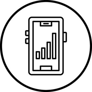 Signal Cellular 4 Bar Vector Icon Style