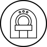 CT Scan Vector Icon Style