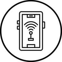 Wifi Tethering Vector Icon Style