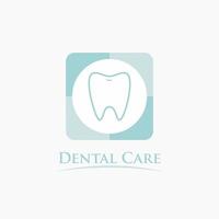 plantilla de logotipo de clínica dental, vector de diseños de logotipo de cuidado dental