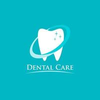 dental plano icono o logo diseño o ilustración vector