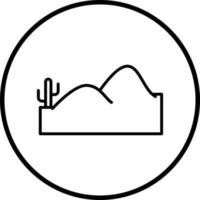 Desert Vector Icon Style