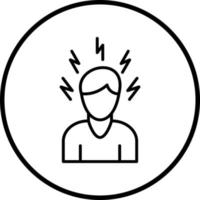 Stress Vector Icon Style