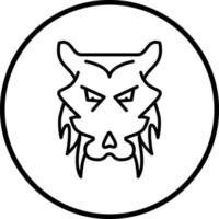 Werewolf Vector Icon Style