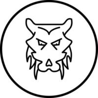 Werewolf Vector Icon Style