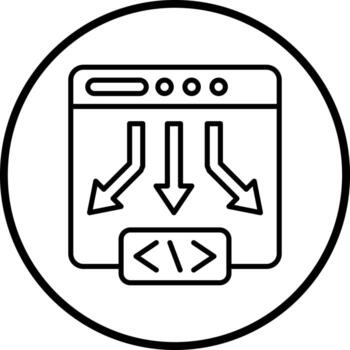 Low Code Vector Icon Style