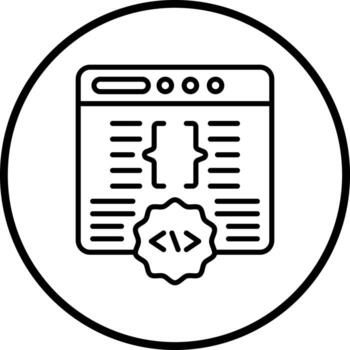 Code Free Development Vector Icon Style