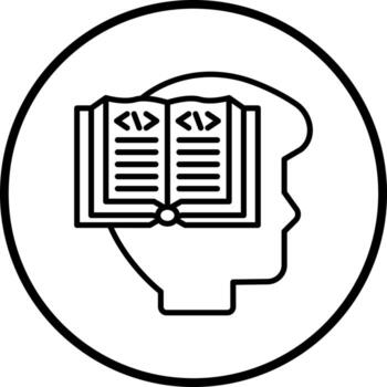 Learn To Code Vector Icon Style