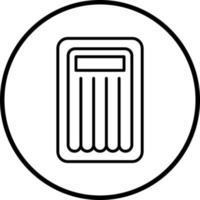 Beach Mattress Vector Icon Style