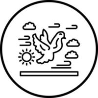 Bird Vector Icon Style