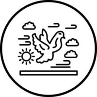 Bird Vector Icon Style