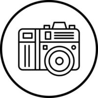 Digital Camera Vector Icon Style