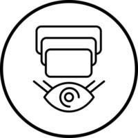 Depth Perception Vector Icon Style