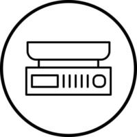 Electronic Balance Vector Icon Style