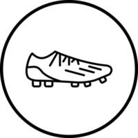 Football Shoes Vector Icon Style