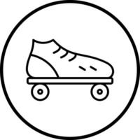 rodillo patinar vector icono estilo