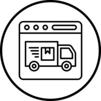 Express Shipping Vector Icon Style