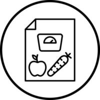 Dieting Tips Vector Icon Style