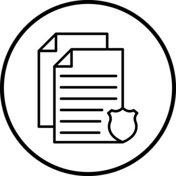 Document Vector Icon Style