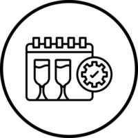 Event Organization Vector Icon Style