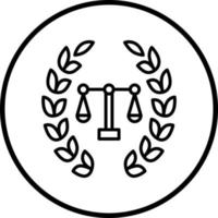 Bar Association Vector Icon Style