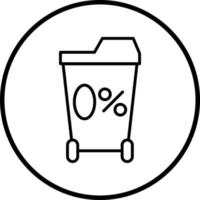 Zero Waste Vector Icon Style