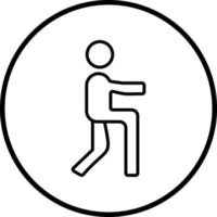 Lunges Vector Icon Style