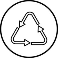 Recycling Vector Icon Style