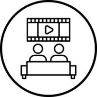 Cinema Vector Icon Style